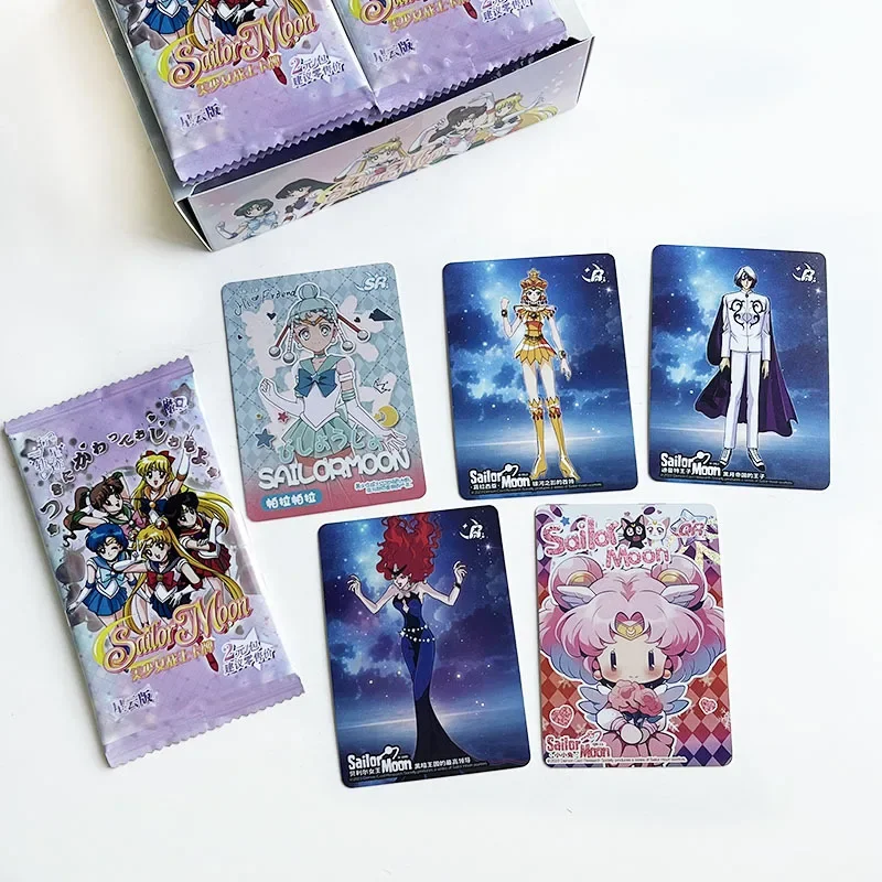 Paquete de 30 tarjetas de colección Sailor Moon, serie de cristal eterno del 31 ° aniversario, Tcg Anime Tsukino Usagi, suministros para fiestas para niñas, juguete para regalo