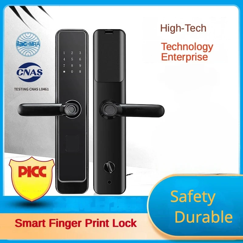 One hold Open Smart lock, Fingerprint Household Security Door Password Electronic Door Lock