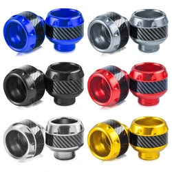 2 Stück Universal Motorräder Falls chutz Aluminium legierung explosions geschützte Vorderrad Crash Pad Schraube Motorrad Rahmen Schieber