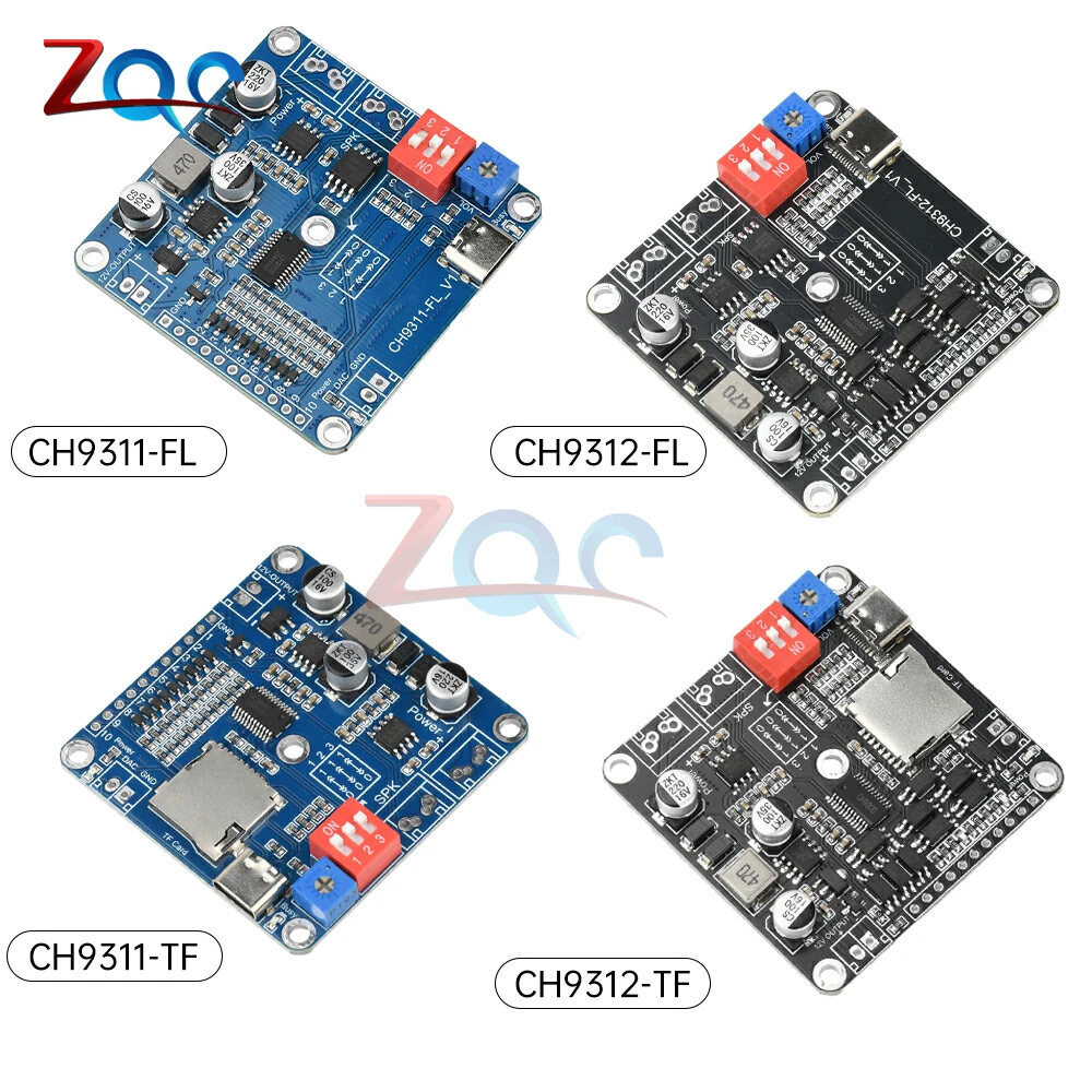 

DC6-35V 20 Вт Мощный голосовой модуль воспроизведения MP3 Музыкальный плеер 10-канальный аудиомодуль управления «один-одно» 8 МБ памяти/вилка TF-карта