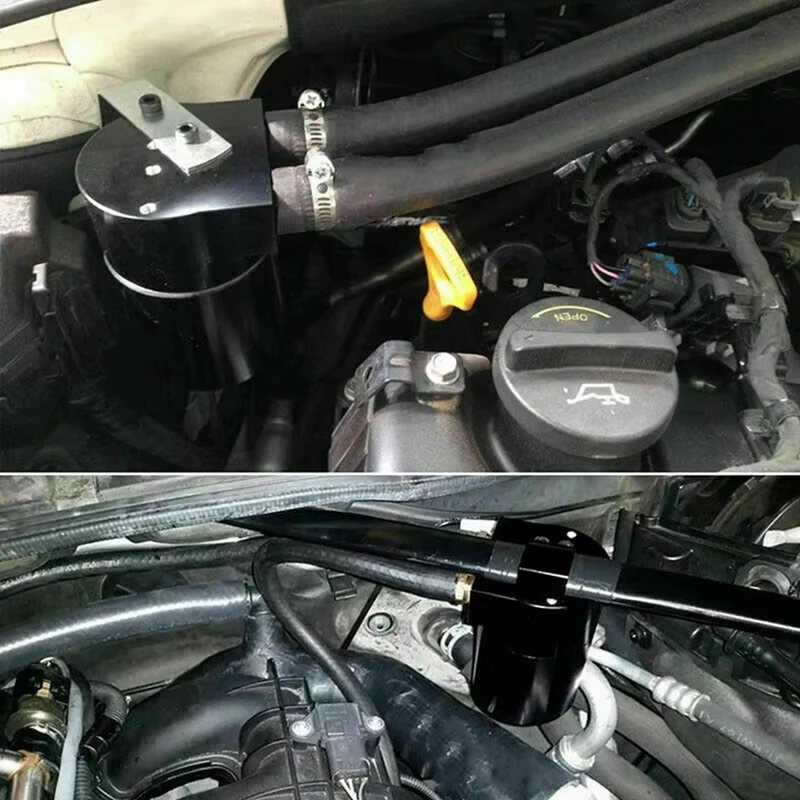 

A42P-Universal Car Modified Oil Pot Breathable Pot Filter Pot Waste Oil Recovery Barrel For BMW N54 High Quality Auto Parts