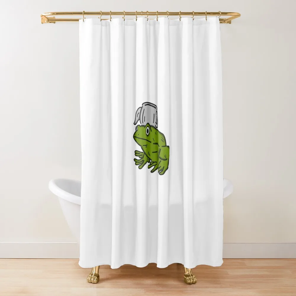 

Frog with a teapot - Over the Garden Wall Shower Curtain Elegant Bathroom Bathroom Shower Curtain