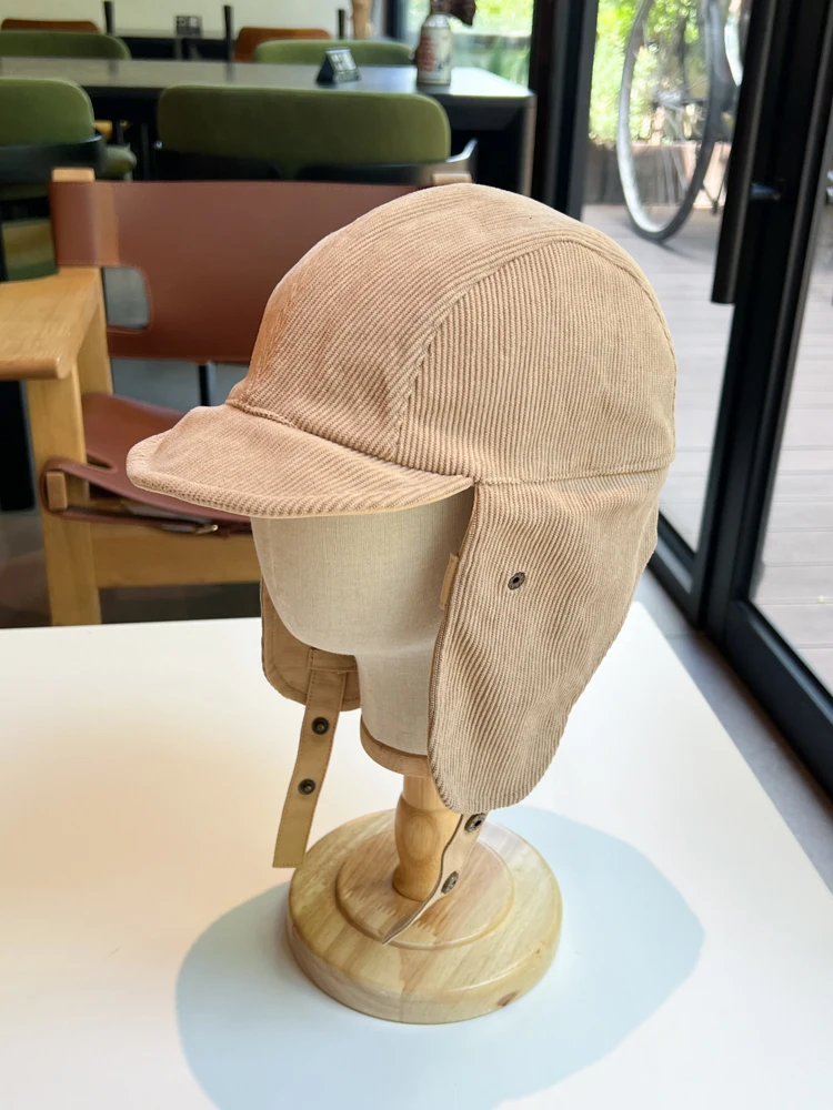 

Pilot Hat Outdoor Autumn Winter Warm Ear Protection Windproof Skiing Double-Sided Lei Feng Hat