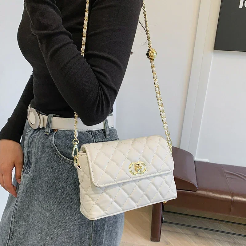 

Elegant Ladies Leather Shoulder Bag, Women Crossbody Messenger Handbags, Popular Classic Tote Bags By Luxury Brand