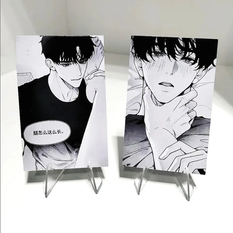 

Hesitant To Speak Anime Photocards Gu Yunchi Small Card Wen Ran Photomasks Business Friends Gift for Fans Artbook Cosplay