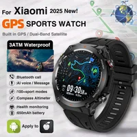 2025 nuevo para Xiaomi GPS deportes reloj inteligente hombres impermeable Fitness Trackr Bluetooth llamada 650Mah batería Smartwatch mujer pulsera