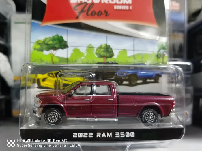 GREENLIGHT 1/64 2022 RAM 3500 Collection of die-casting alloy cart model ornaments gifts