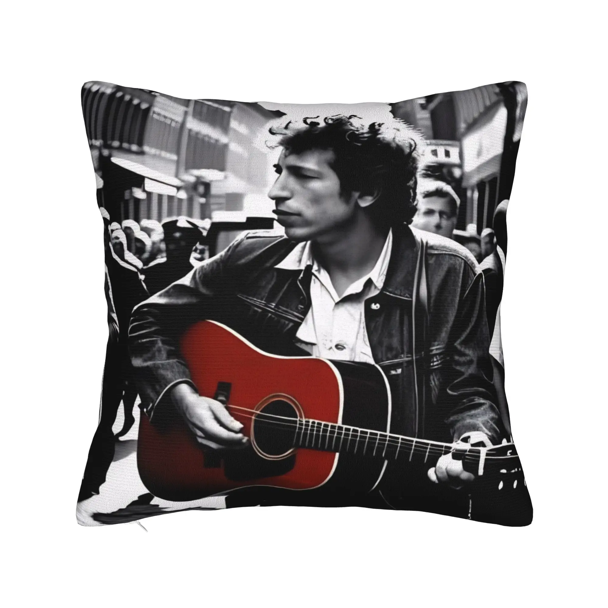 Decorative Pillowcase Bob Dylan Singer Merchandise Home  Throw Pillow Case Cover Square Multi-Size