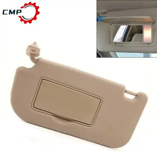 

1Pcs Car Front Left Driver Side Sun Visor Makeup Mirror 8520203000 For 2004-2010 Kia Sportage Car Beige Sun Visor Parts