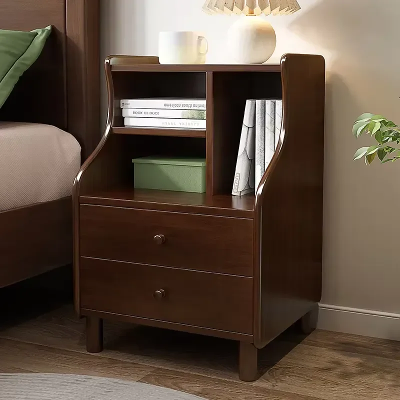 Solid Wood Dresser 2 3 Drawer Modern Floor to Ceiling Cabinet Bedroom Living Room Storage Locker Furniture