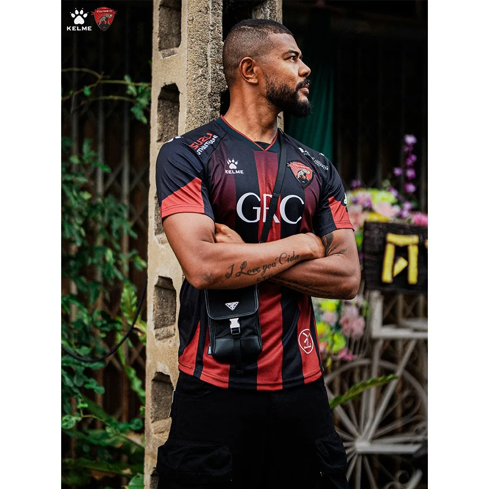 KELME Men's Cool-Sensing Quick-Drying T-Shirt, Sweat Dries Instantly for A Refreshing Feel, Perfect for Fitness and Soccer – One