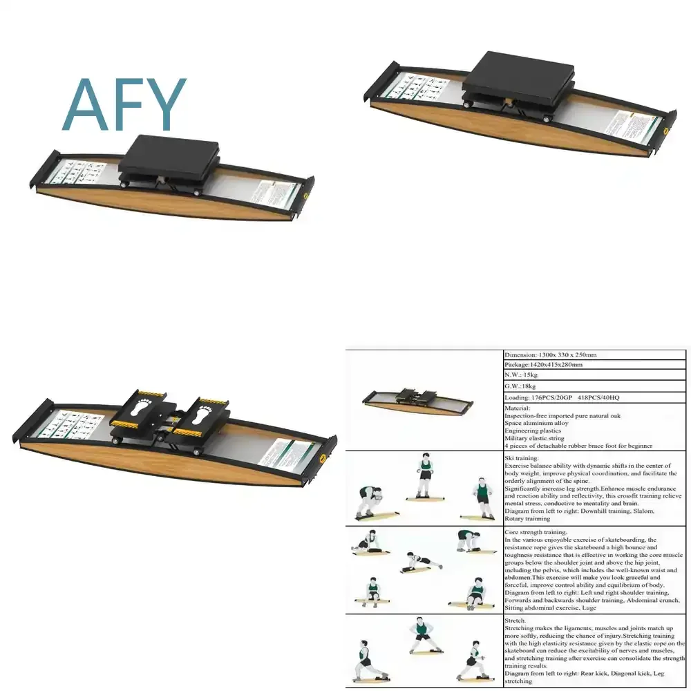 Direct Factory Sale New Design Cheap Indoor Ski Exercise Machine Pro Ski Simulator for Sports Entertainment for Home Gym