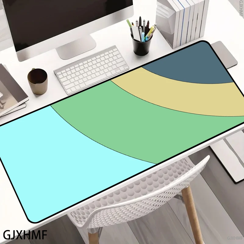 Simple style Mausepad blue Desk Mat Gaming Mat Pad on The Table Office Gamer Accessories Keyboard Mats Mouse Pad Mouse Carpet