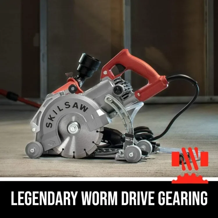 SAW SPT79-00 15-Amp Medusaw Worm Drive Saw for Concrete, 7