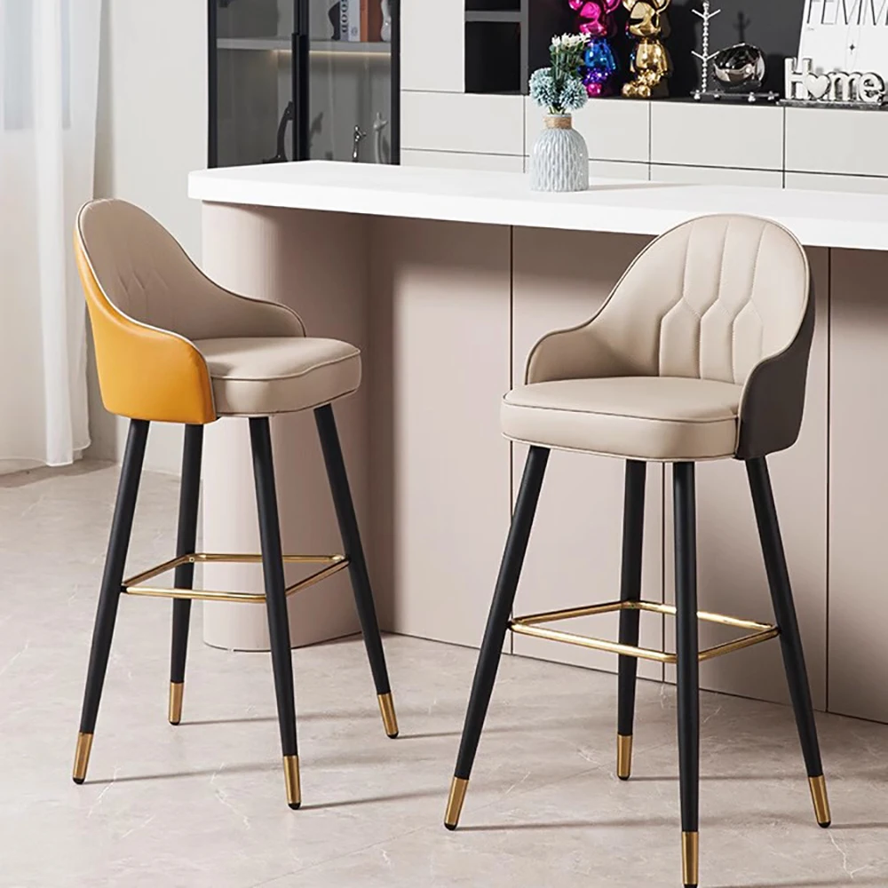 Luxury Ergonomic Chairs Bar Portable Modern Delicate Fashion Party Chairs Quality Simple Sillas Altas Para Barra Salon Furniture