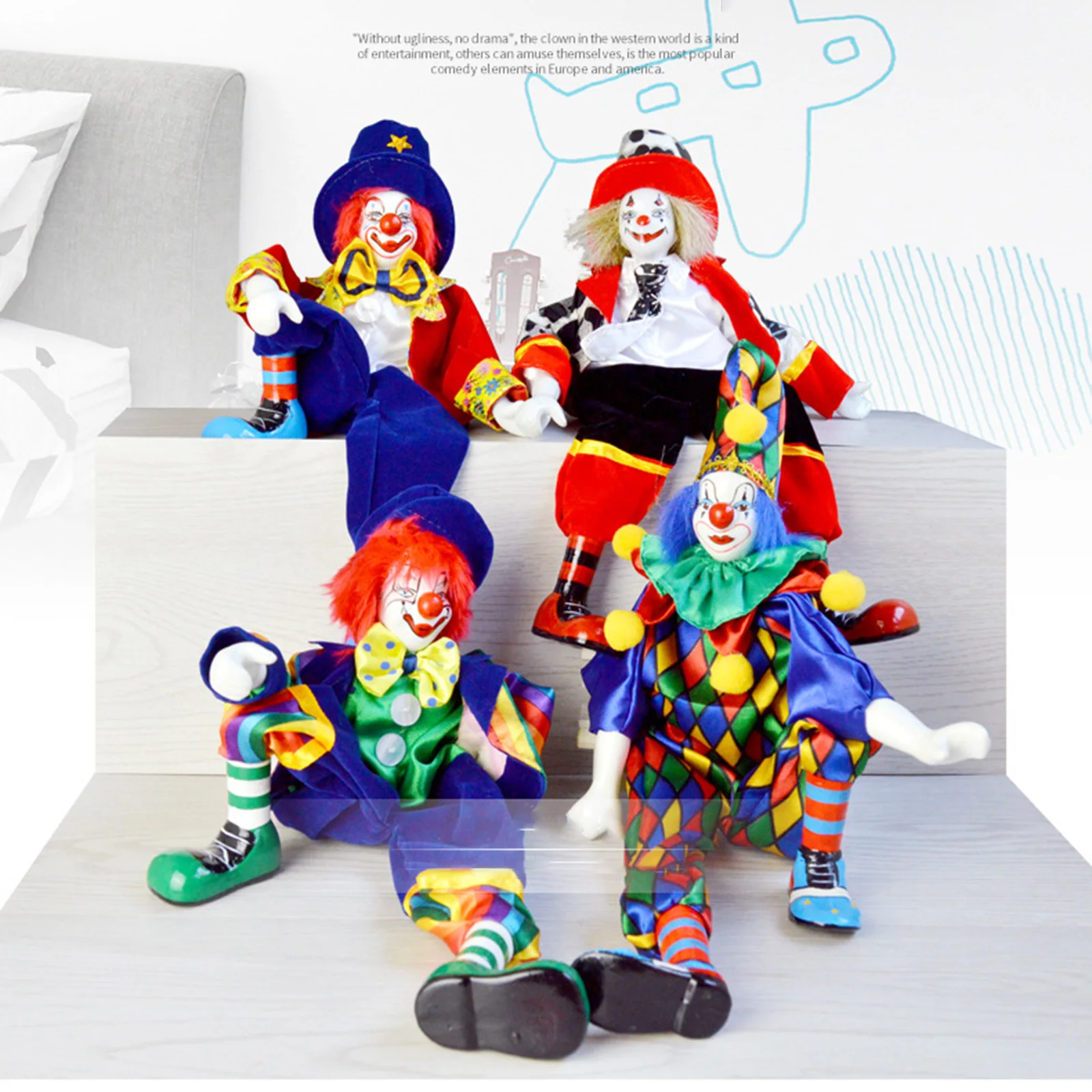 

Винтажные фарфоровые куклы, коллекционная Ретро экшн-фигурка, фигурка на столешницу, забавное украшение, украшение