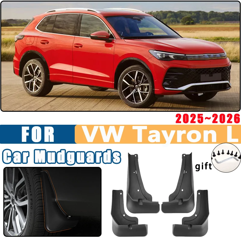 

Для VW Volkswagen Tayron L 2025 2026, автомобильное брызговик, брызговик на крыло, переднее колесо, автозапчасти, защита, аксессуары