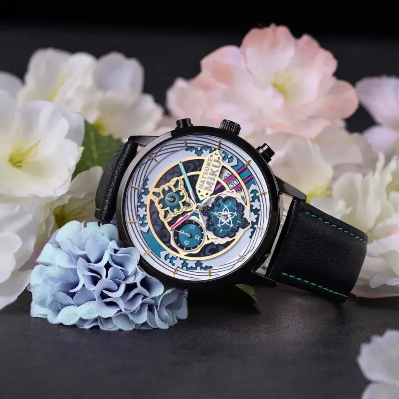 Hatsune Miku anime peripheral two-dimensional commemorative quartz watch creative personalized waterproof watch accessories gift