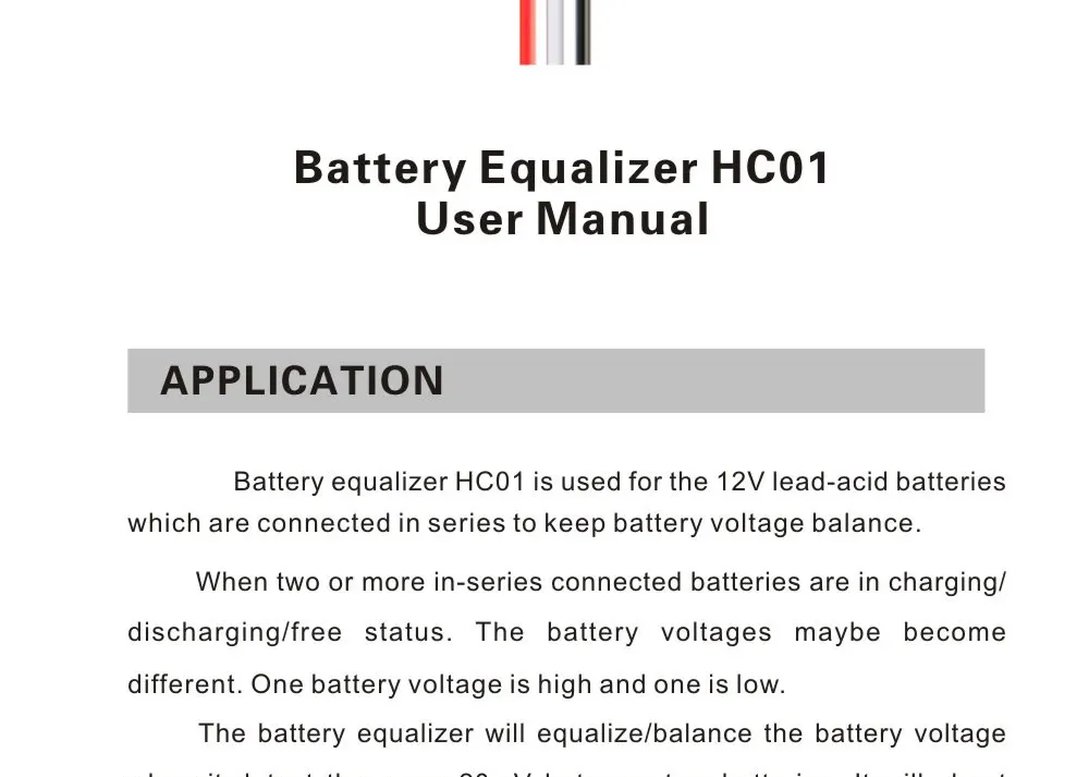 MAZAVA Batterie-Equalizer HC01 2 x 24V 2x12V Anzeige Batterien 24V 48V Aktiver Spannungsausgleich Blei-Säure Li-Ion LiFePO4 Batterie – Detail 3