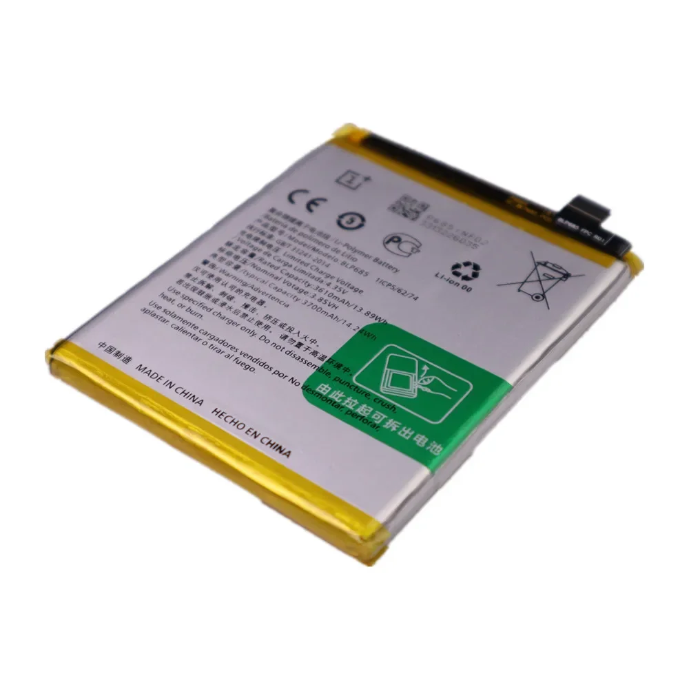 2024 Years One plus 100% Original Battery BLP685 For OnePlus 7 6T A6010 High Capacity 3700mAh Mobile Phone Battery Bateria