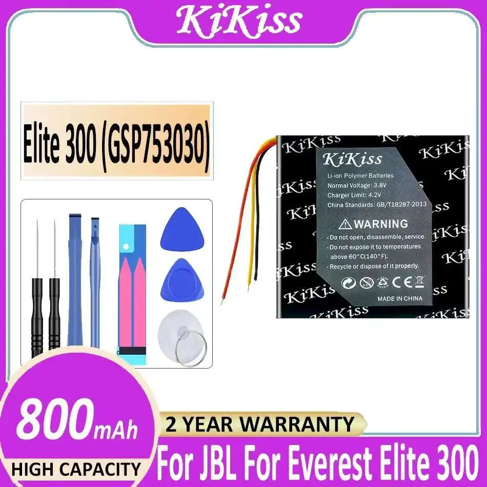 

Wireless Headphones Battery 800Mah For Jbl E45BT, Everest Elite 300, E55BT 300 GSP753030