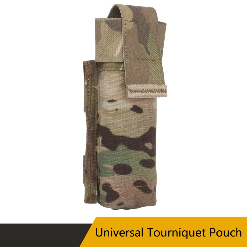 Camouflage Universal Tourniquet Pouch Suitable For Various Tourniquet Two Fixed Methods Adapte MOLLE System Tactical Equipment