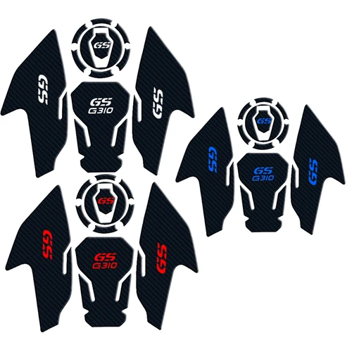 Imagen 1 del producto Para Bmw G310Gs pegatina g 310 Gs Protector de almohadilla de depósito 5D calcomanías de fibra de carbono