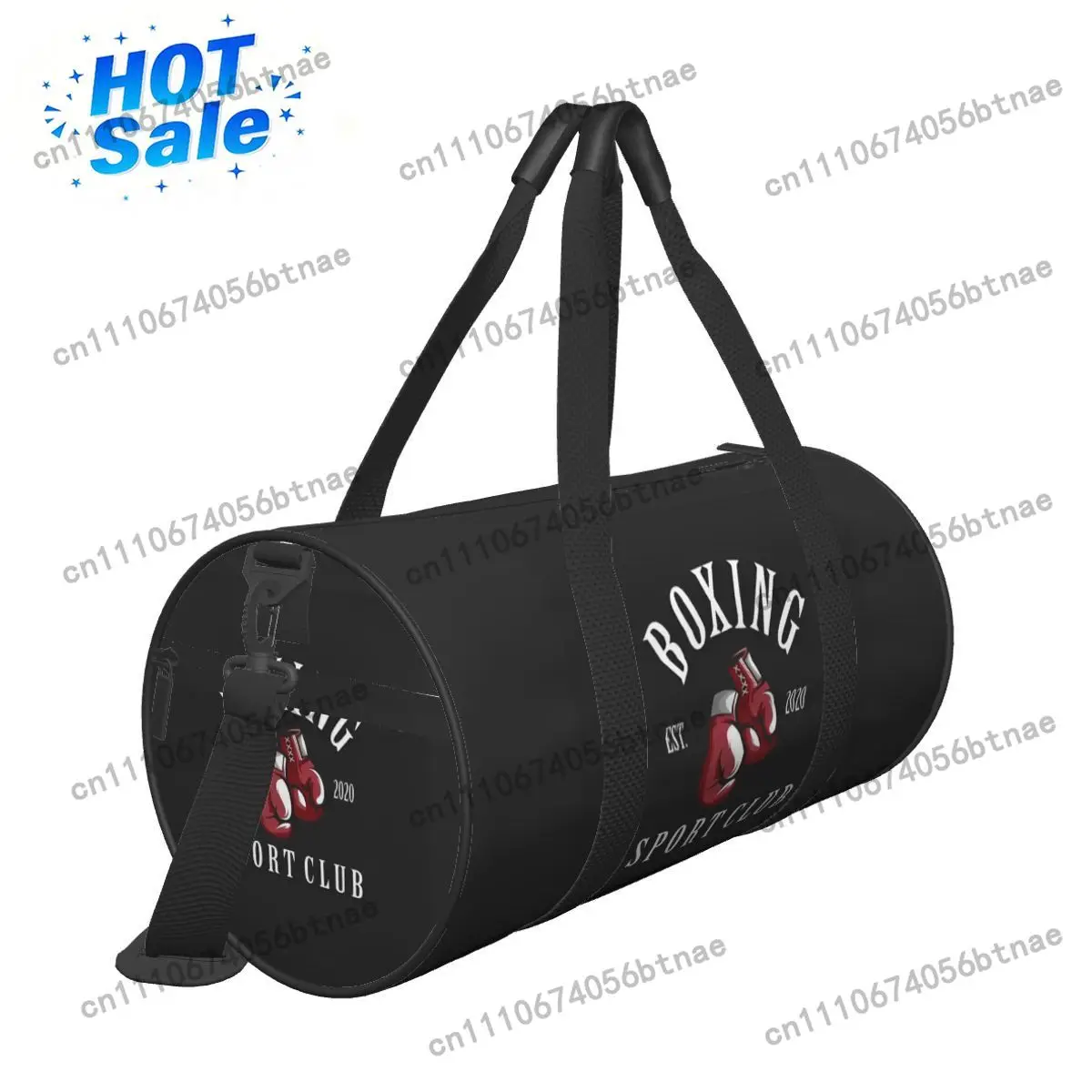 Loves Kick Boxing Gloves Sport Bags Large Gym Bag Oxford Men's Pattern Handbag Travel Funny Fitness Bag