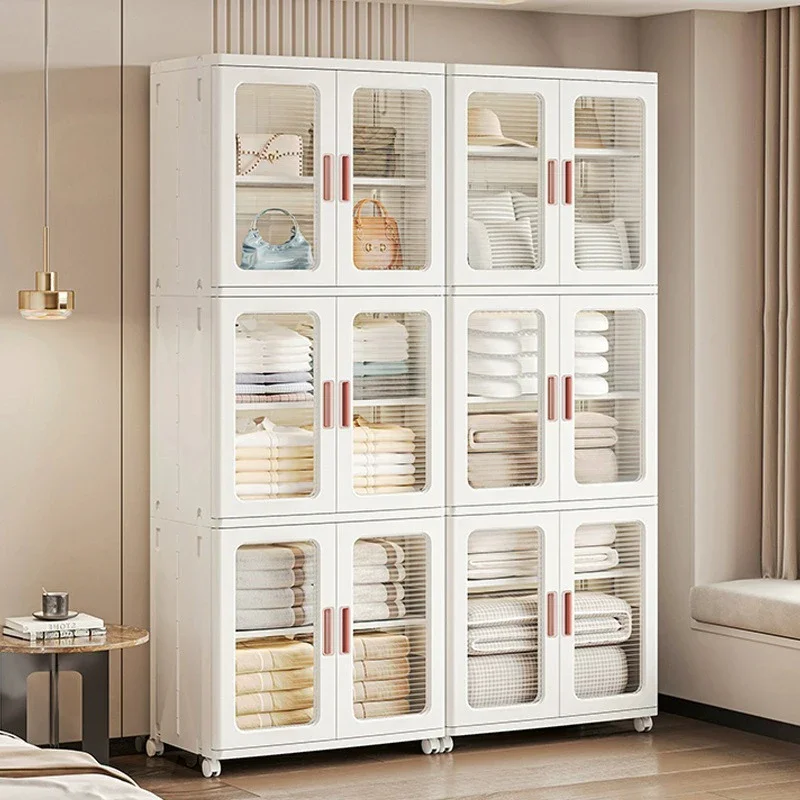 Storage Cabinet Household Living Room Storage Cabinet Multi-Layer Snack Storage Cabinet Clothing Sorting Box