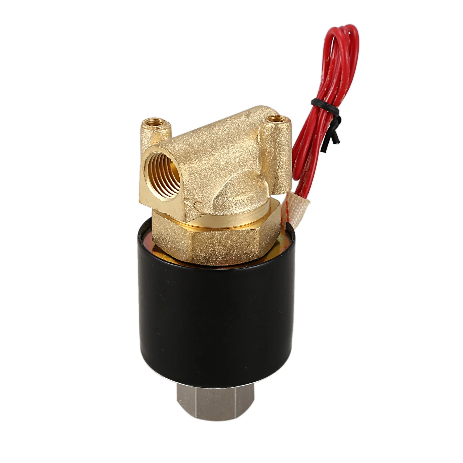 

1/4inch DN8 Normally Open N/O Brass Electric Solenoid Valve 220V Pneumatic Valve for Water Oil Gas