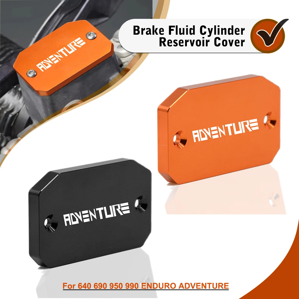 

Front Aluminum Brake Reservoir Fluid Cover Cap Guard Protector Motorcycle For 640 690 950 990 ENDURO 640 950 990 ADVENTURE