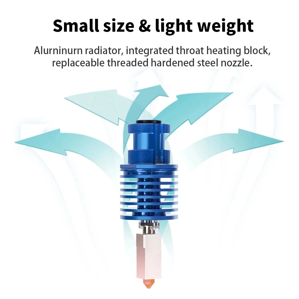 Высокоскоростная печатающая головка, обновленный комплект V6 Hotend для Ender 3/Ender 3 PRO/VORON 2,4, комплект Hotend для 3D-принтера, экструдер J-образная головка для Prusa i3
