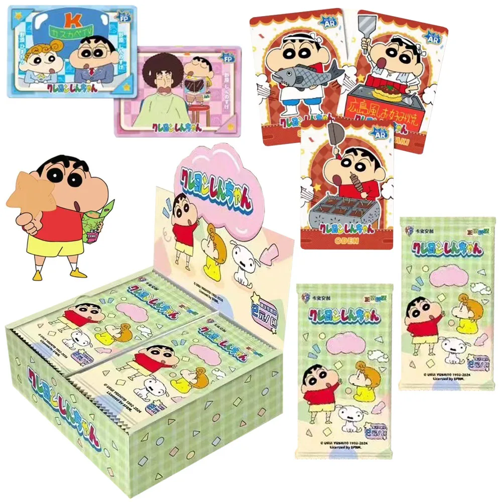 New Anime Crayon Shin-chan Card Nohara Misae Anime Fun Time Special Package Years Collection Cards Toys Gifts