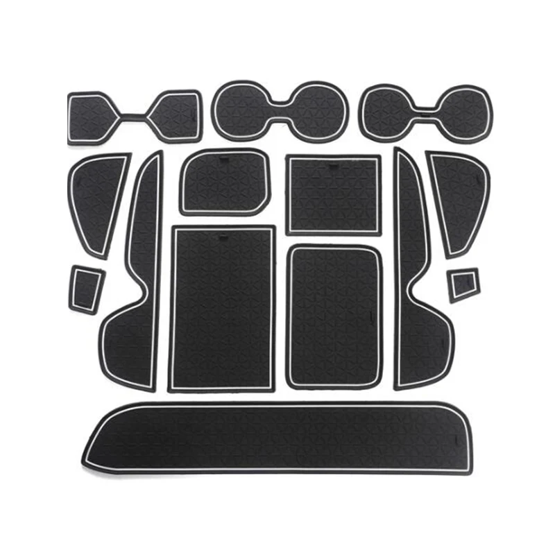 Non-slip Auto Interior Door Gate Pad Cup Coaster For Toyota RAV4 2019- 2021 2022 2023 2024 XA50 RAV 4 50 Car Slot Mat Accessorie