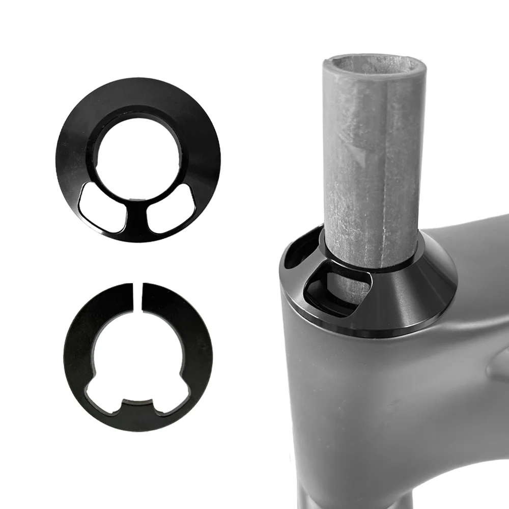 CW Headset cover For 52mm with two Line holes Fit Gravel frame headset 1-1/2 inch outer cable handlebar