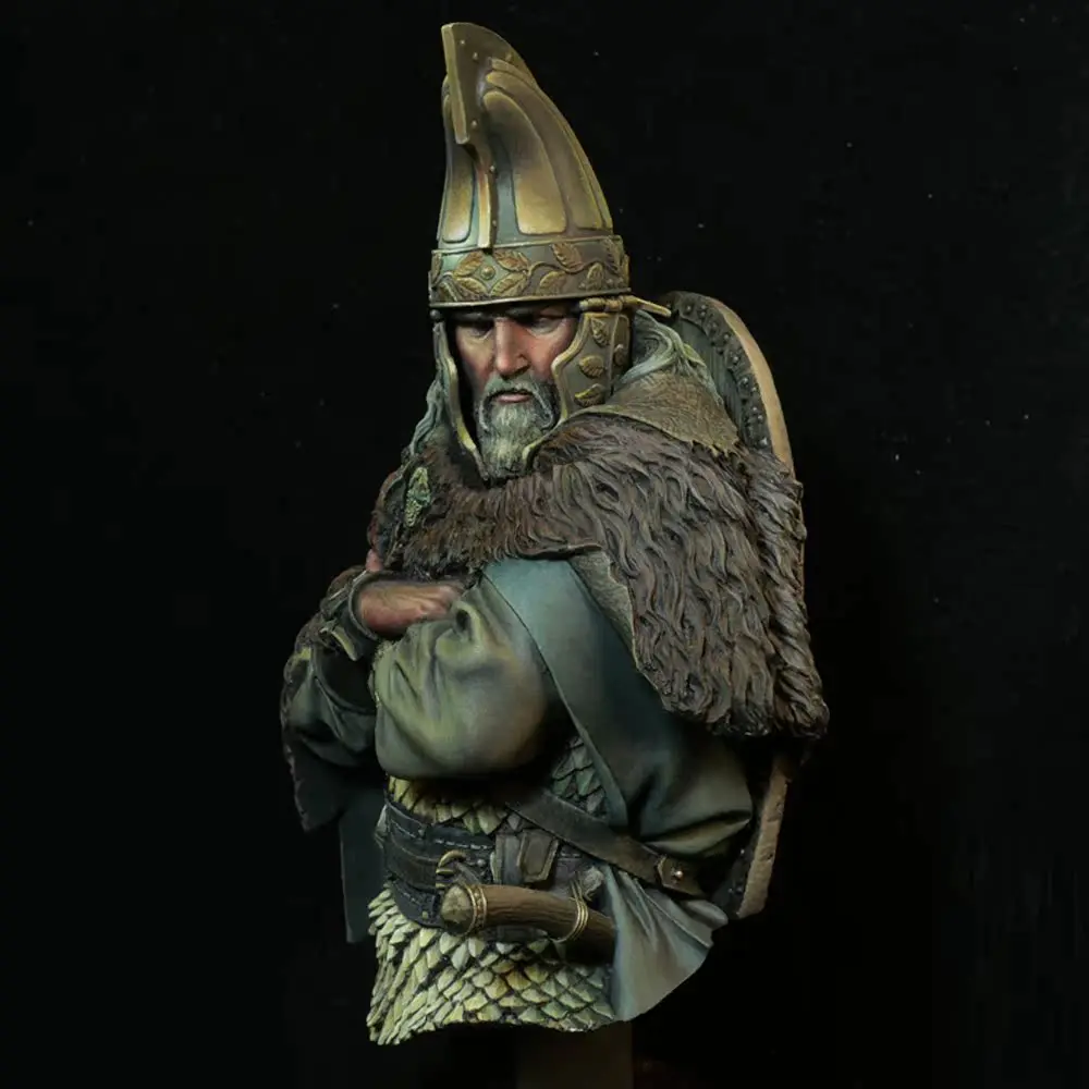 1/12 resin bust figure bust model Dacian Chieftain Tape GK white model hand done