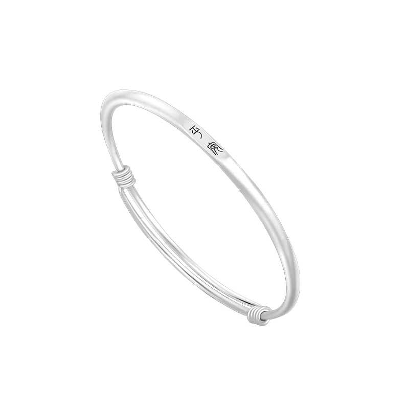 

999 sterling silver safety bracelet bracelet light luxury women's birthday gift exquisite girlfriend bracelet