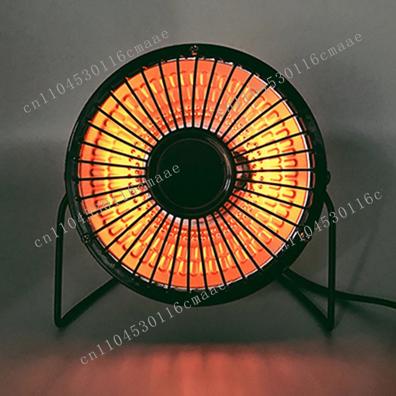 

Household 220V Mini Solar Electric Heater Portable Desktop Fan Heater Quartz Tube Heating Fan Office Winter Heater