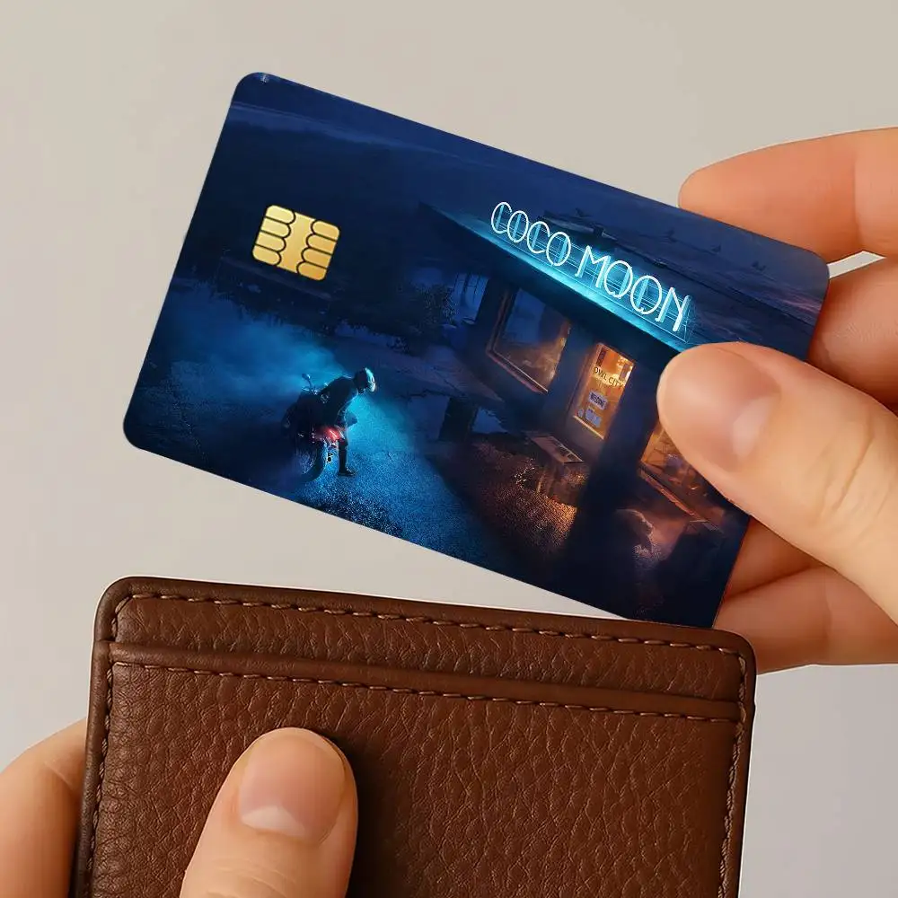 الفرقة O-البومة C-City-S ملصقات بطاقة الائتمان الجلد لخصم البنك حماية الزخرفية 4 قطعة ملصق مائي المضادة للخدش مقاوم للماء