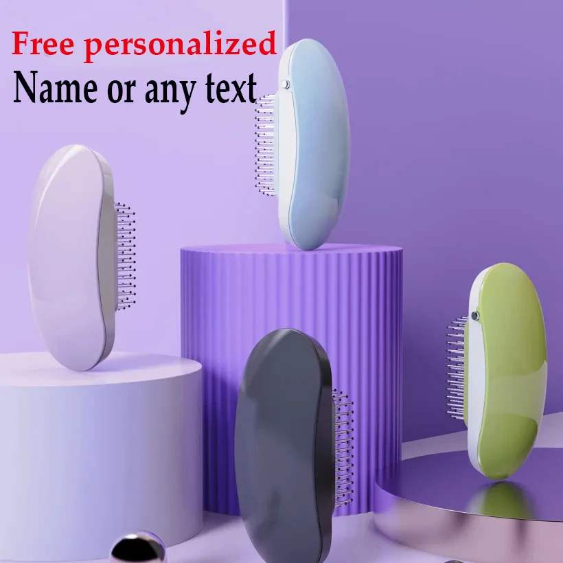 Mother's Day Gift Free Custom 2024 Best Bridesmaid Ionic Hair Brush Bridal Bachelorette Party Gifts Bride Wedding Party Gifts