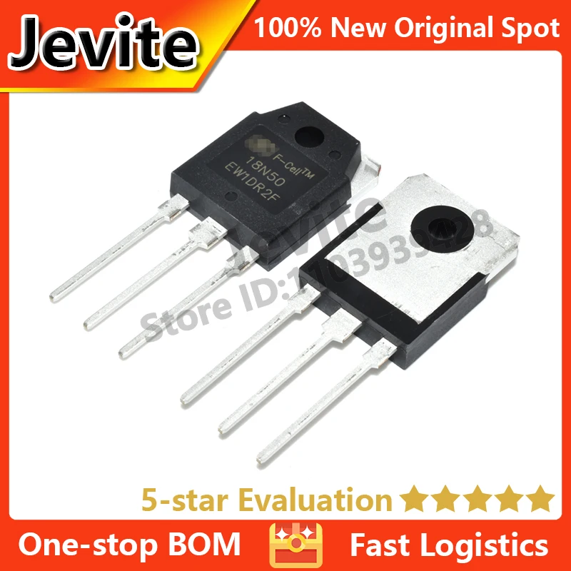 

Jevite 100% New Original electronics Controller 10-50 units/lote SVF18N50PN TO-220 500V 18A MOSFET transistor