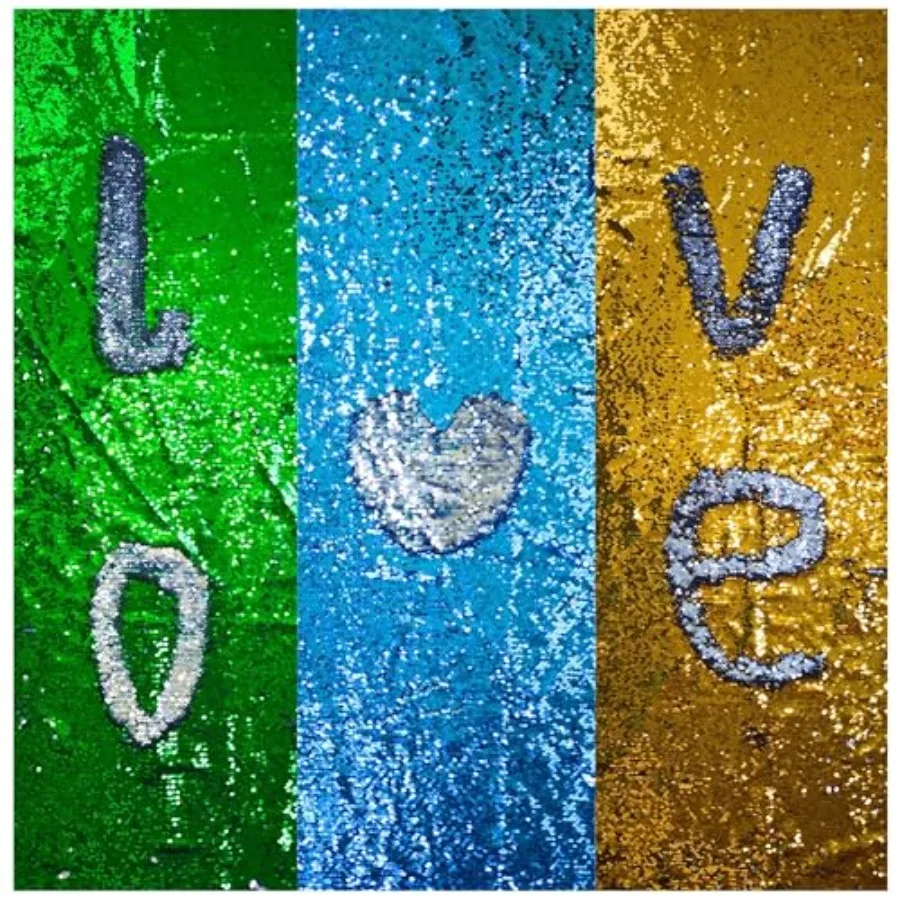 

Sensory Wall Sequin Fabric 3Pcs 50x16 Inch Interactive Flip Fabric for Sensory Rooms Autism Therapy Decorations Visual Stimulat