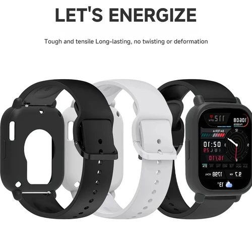Imagen 2 del producto Funda de silicona + Correa para Redmi Watch 5, Correa activa, accesorios para Redmi Watch 5 Lite, pulsera, nueva pulsera deportiva
