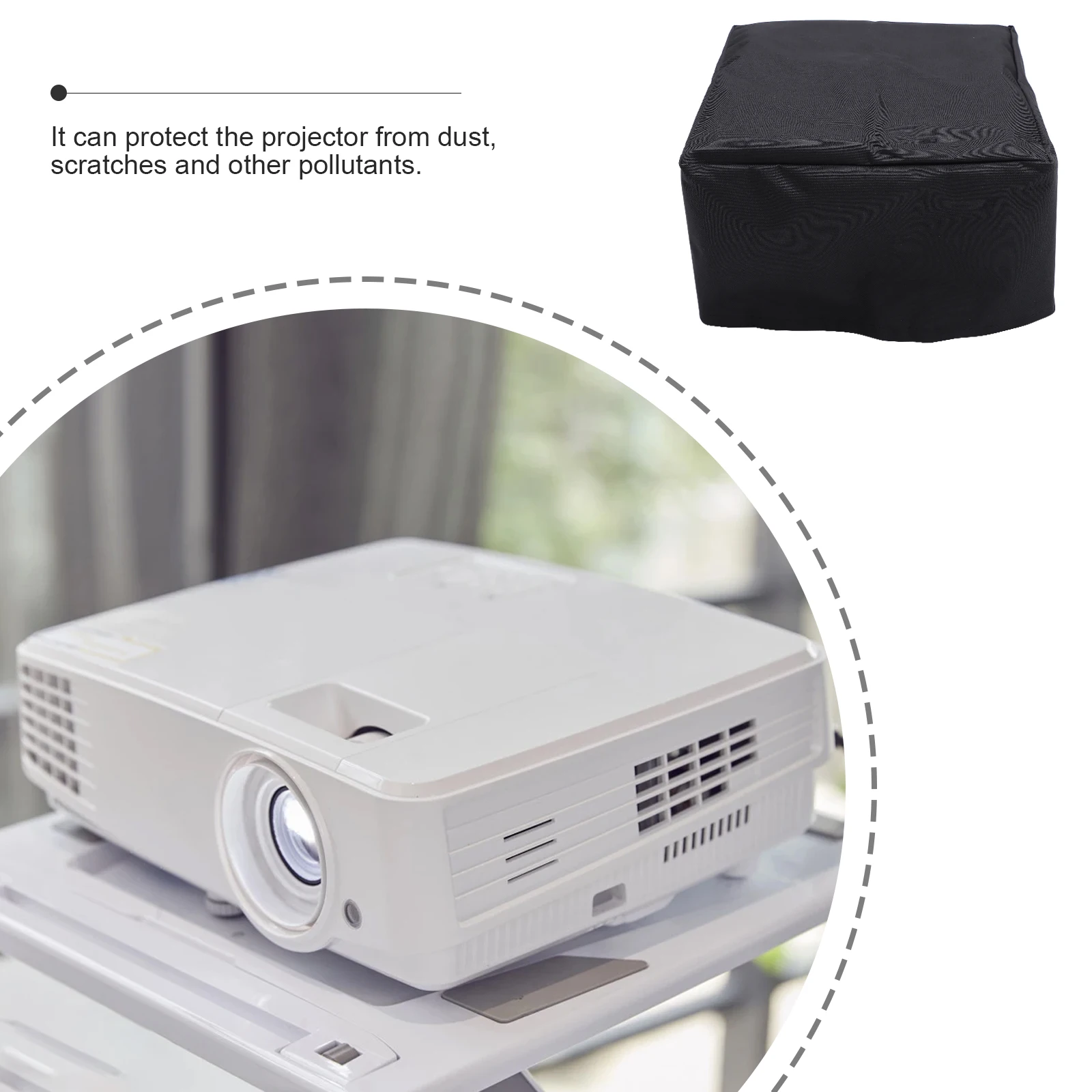 Projector Dust Protector Covers Furniture Projector Protection Dustproof Waterproof Foldable Dustproof Cover Storage