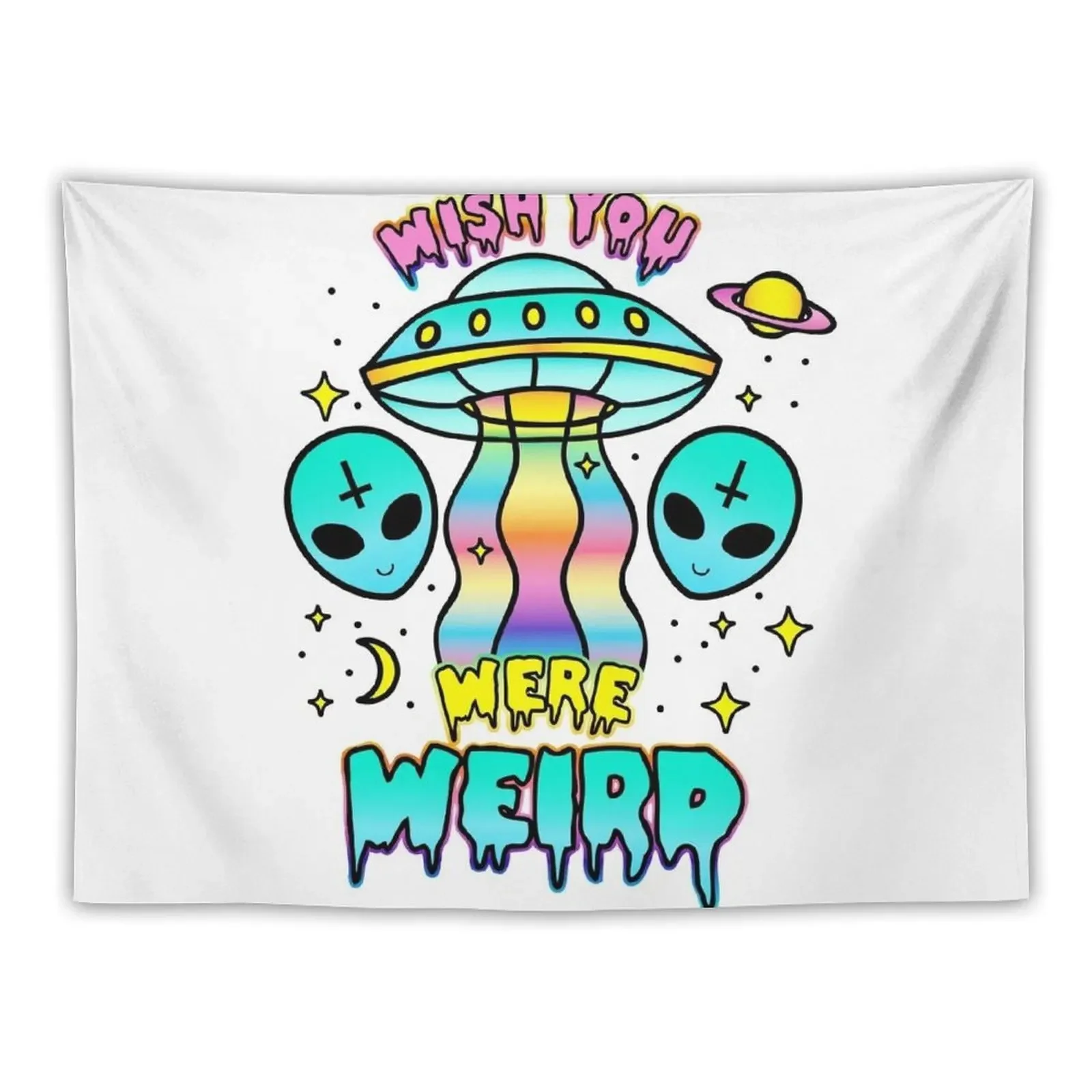 

Wish You Were Weird Tapestry Room Decorator Room Decor Korean Style Aesthetic Room Decoration Tapestry