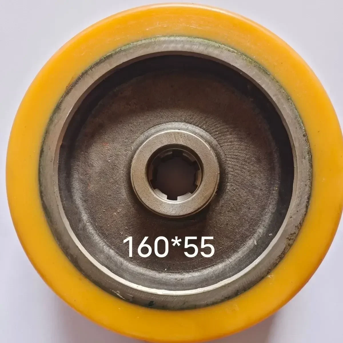XIN Electric cattle forklift wheel truck hydraulic truck driving wheel PU polyurethane wheel pallet brick truck