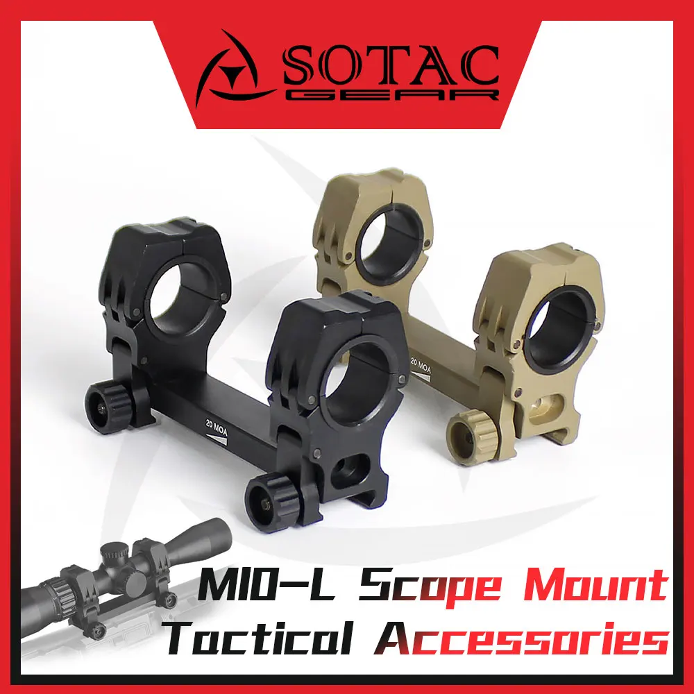 SOTAC Hunting 1inch 25.4mm/30mm Diameter Picatinny Mount Weapon Adapter Double Rings Bubble Level With Original Markings