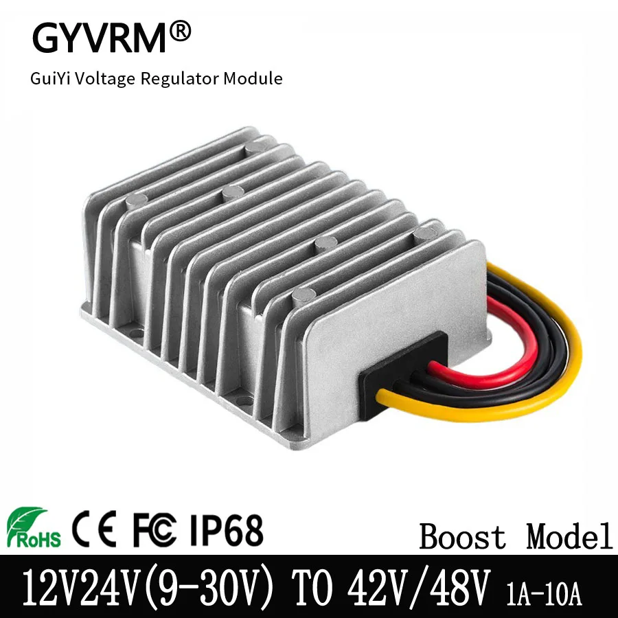 

DC-DC Boost Module 12V to 42V 48V 1A-10A Step up Converter 9-30V to 48V 480W Power Boost Converter for Electronic Components