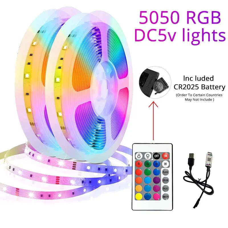 Listwy Rgb Led 5050 świateł oszczędzanie światła energią paski fantazyjne taśmy do oświetlenia telewizora z podświetleniem Led atmosfera wystrój