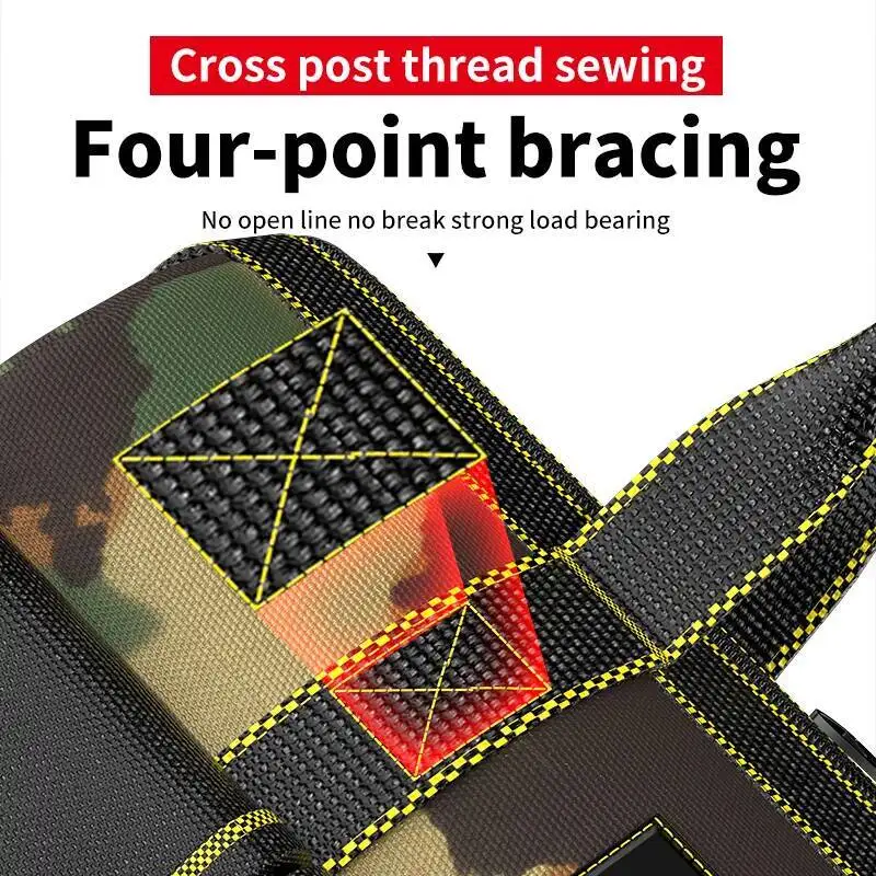 حقيبة أدوات كبيرة ناعمة الجوانب مع قاعدة معززة - تصميم واسع متعدد الجيوب لتنظيم الشدات والمفكات والأدوات #2